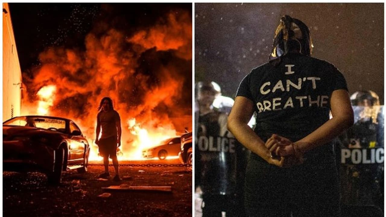 'എനിക്ക് ശ്വാസം മുട്ടുന്നു', വംശീയവെറിക്ക് എതിരെ അമേരിക്കയിൽ കലാപം ആളിപ്പടരുന്നു