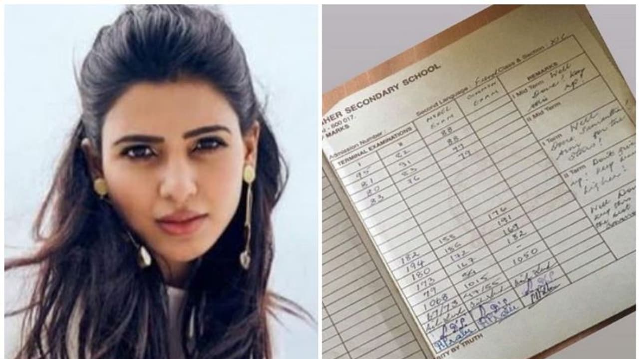 പഠിക്കാനും മിടുക്കി, സാമന്തയുടെ പ്രോഗ്രസ്‍ കാര്‍ഡ് ചര്‍ച്ചയാക്കി ആരാധകര്‍