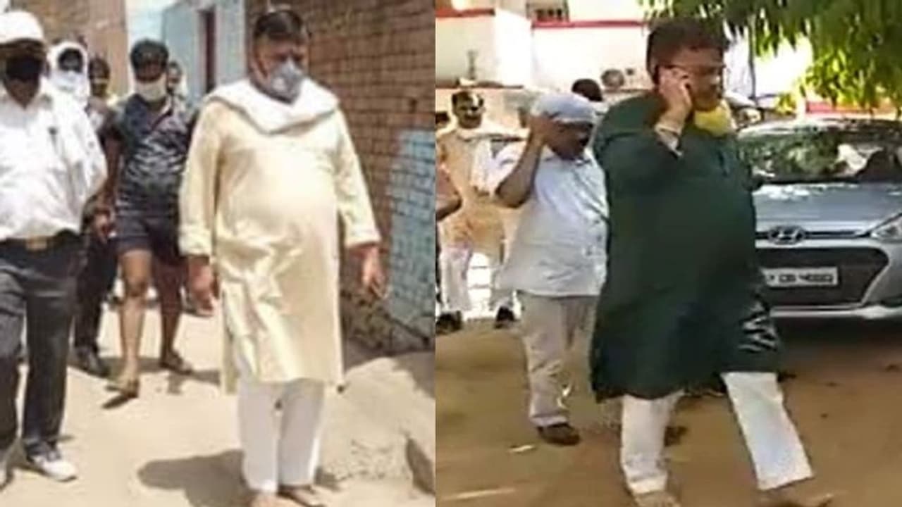 सिंधिया समर्थक पूर्व मंत्री तोमर ने त्यागे जूते चप्पल, इसलिए 45 डिग्री तापमान में चल रहे नंगे पैर सिंधिया समर्थक पूर्व मंत्री तोमर ने त्यागे जूते चप्पल, इसलिए 45 डिग्री तापमान में चल रहे नंगे पैर