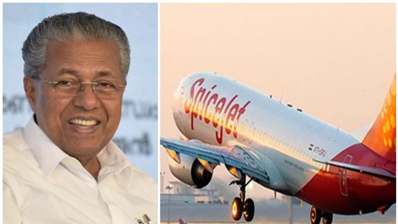 സംസ്ഥാനത്തേക്ക് 300 വിമാന സര്വീസുകള് നടത്താന് സ്പൈസ് ജെറ്റിന് അനുമതി നല്കിയെന്ന് മുഖ്യമന്ത്രി സംസ്ഥാനത്തേക്ക് 300 വിമാന സര്വീസുകള് നടത്താന് സ്പൈസ് ജെറ്റിന് അനുമതി നല്കിയെന്ന് മുഖ്യമന്ത്രി