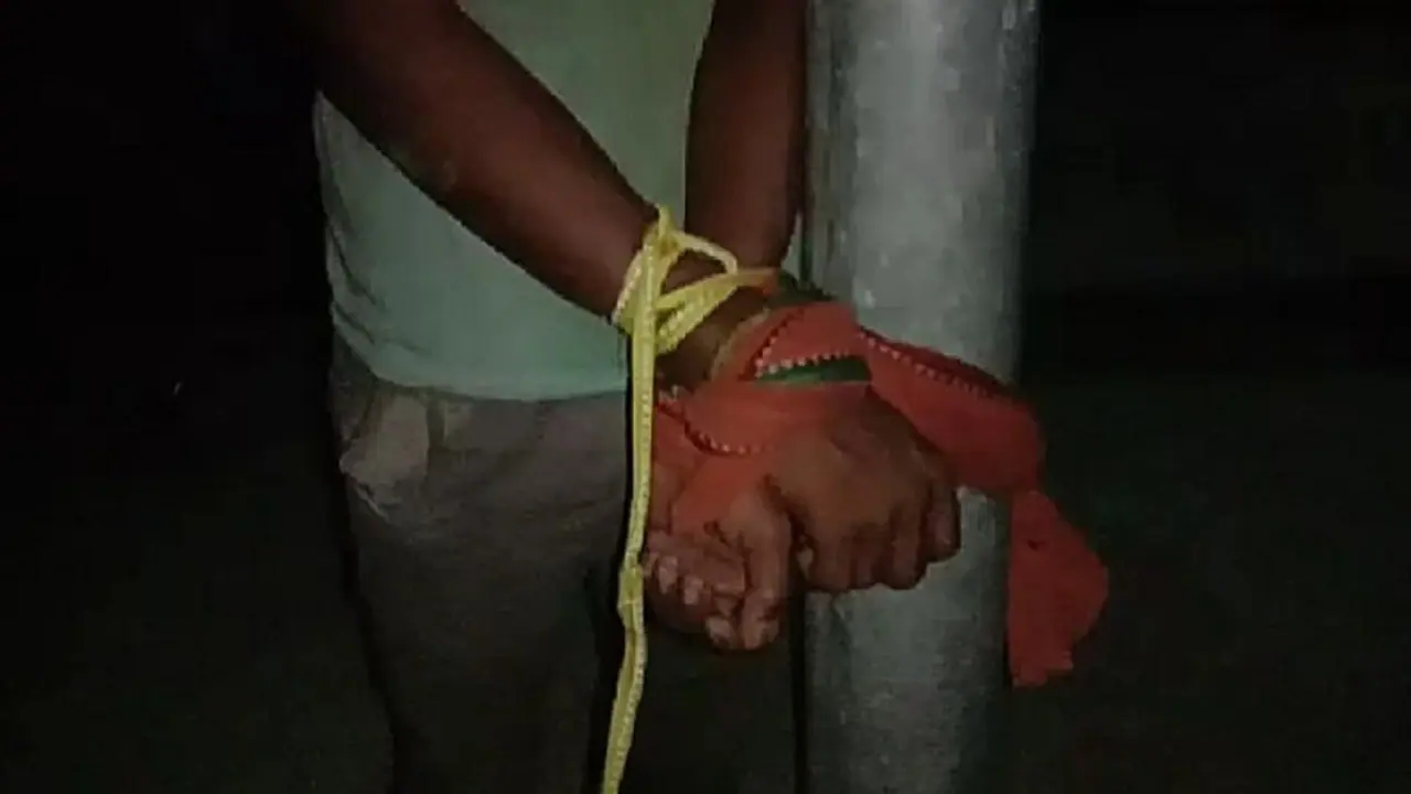 Shocking: Children tied, beaten for attempting to get second helping of prasad at religious event Shocking: Children tied, beaten for attempting to get second helping of prasad at religious event