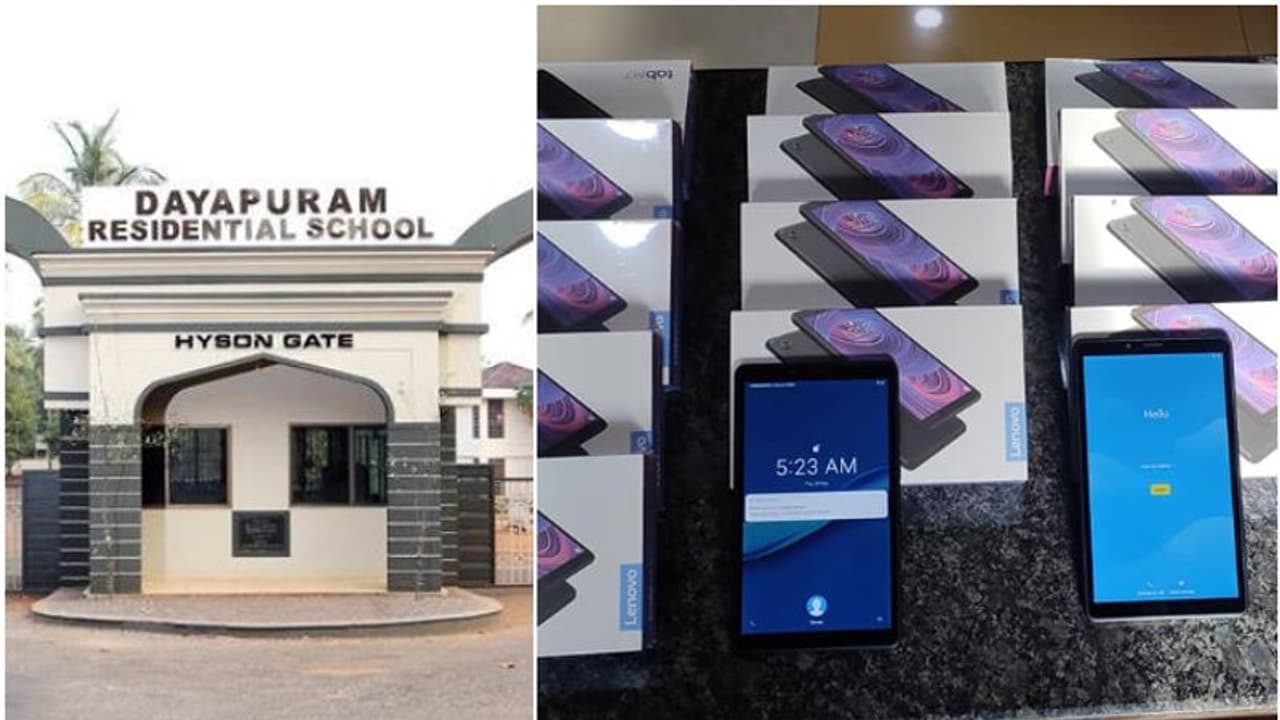 ഓൺലൈൻ ക്ലാസ്: പഠന സൗകര്യമില്ലാത്ത 15 കുട്ടികൾക്ക് ടാബ്ലറ്റും ഇന്റര്നെറ്റും നൽകി ദയാപുരം സ്കൂൾ ഓൺലൈൻ ക്ലാസ്: പഠന സൗകര്യമില്ലാത്ത 15 കുട്ടികൾക്ക് ടാബ്ലറ്റും ഇന്റര്നെറ്റും നൽകി ദയാപുരം സ്കൂൾ