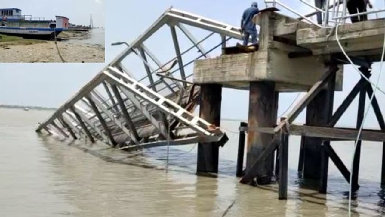হলদিয়ার সঙ্গে কলকাতার জলপথে যোগাযোগ বিচ্ছিন্ন, আমফানে ৫ টনের জেটি জলের তলায় হলদিয়ার সঙ্গে কলকাতার জলপথে যোগাযোগ বিচ্ছিন্ন, আমফানে ৫ টনের জেটি জলের তলায়