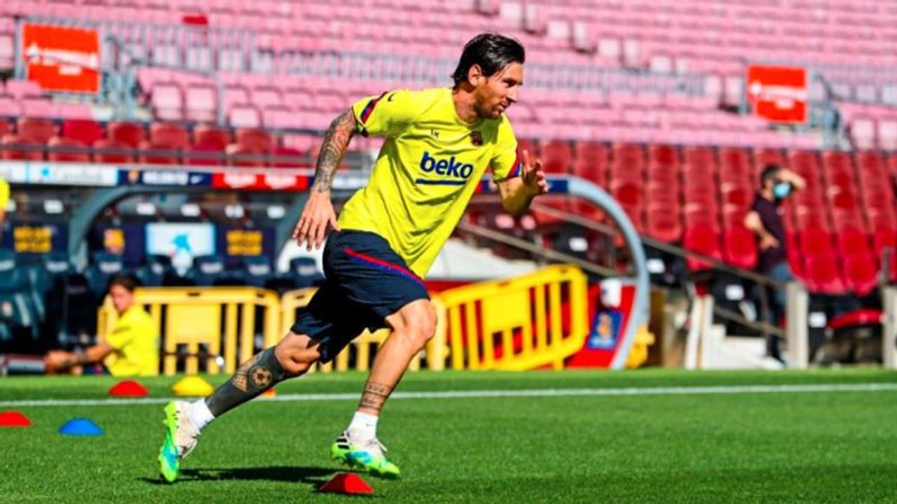 সব জল্পনার অবসান,অনুশীলনে ফিরলেন মেসি সব জল্পনার অবসান,অনুশীলনে ফিরলেন মেসি