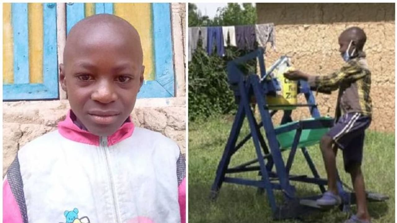 പാഴ്ത്തടിയുപയോഗിച്ച് കൈകഴുകല് യന്ത്രം; ഒന്പത് വയസുള്ള കെനിയന് ബാലന് പുരസ്കാരം പാഴ്ത്തടിയുപയോഗിച്ച് കൈകഴുകല് യന്ത്രം; ഒന്പത് വയസുള്ള കെനിയന് ബാലന് പുരസ്കാരം