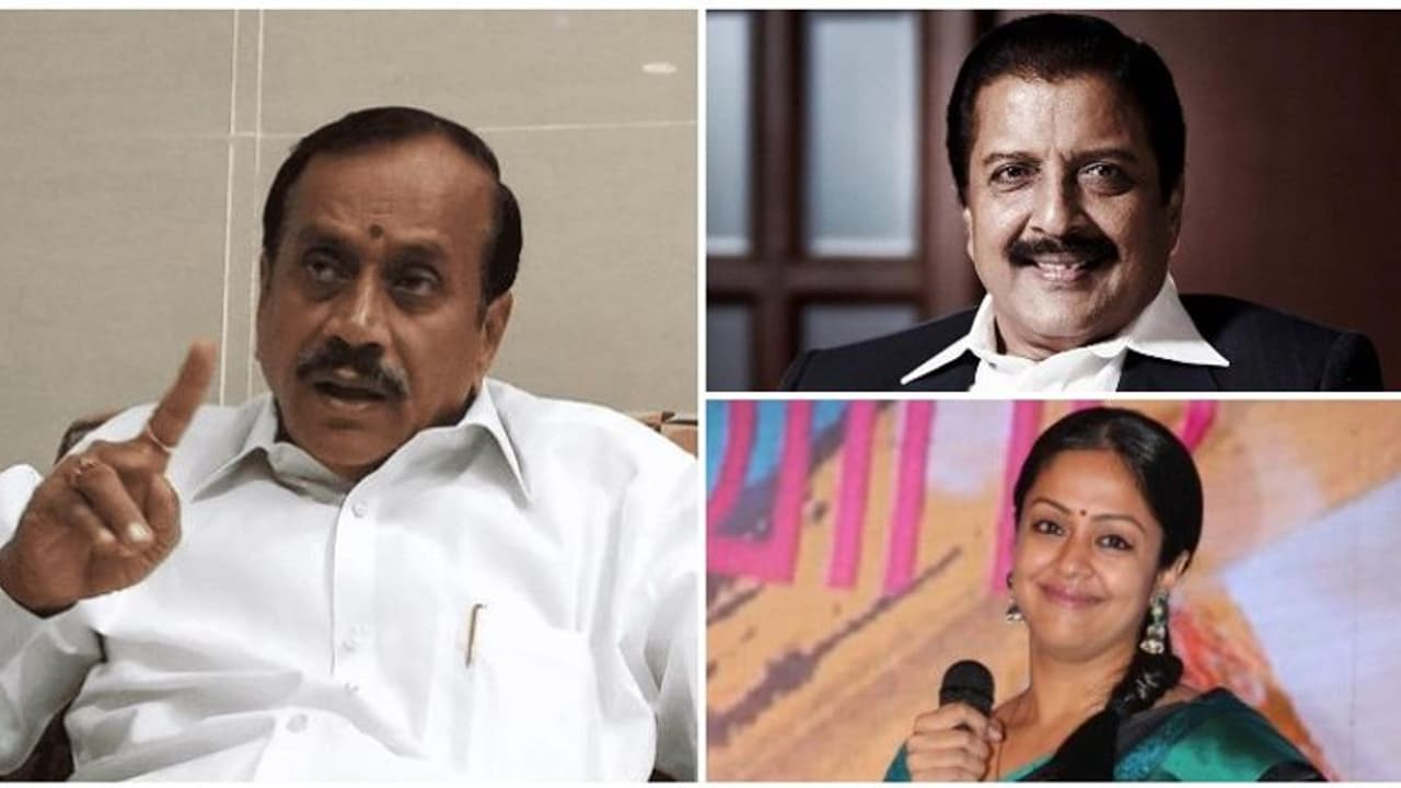 நடிகர் சிவக்குமார் மீது திருப்பதியில் வழக்கு...ஜோதிகா மீது இங்க வழக்கு ஏன் பதியல.? ஹெச்.ராஜா குடைச்சல் கேள்வி! நடிகர் சிவக்குமார் மீது திருப்பதியில் வழக்கு...ஜோதிகா மீது இங்க வழக்கு ஏன் பதியல.? ஹெச்.ராஜா குடைச்சல் கேள்வி!