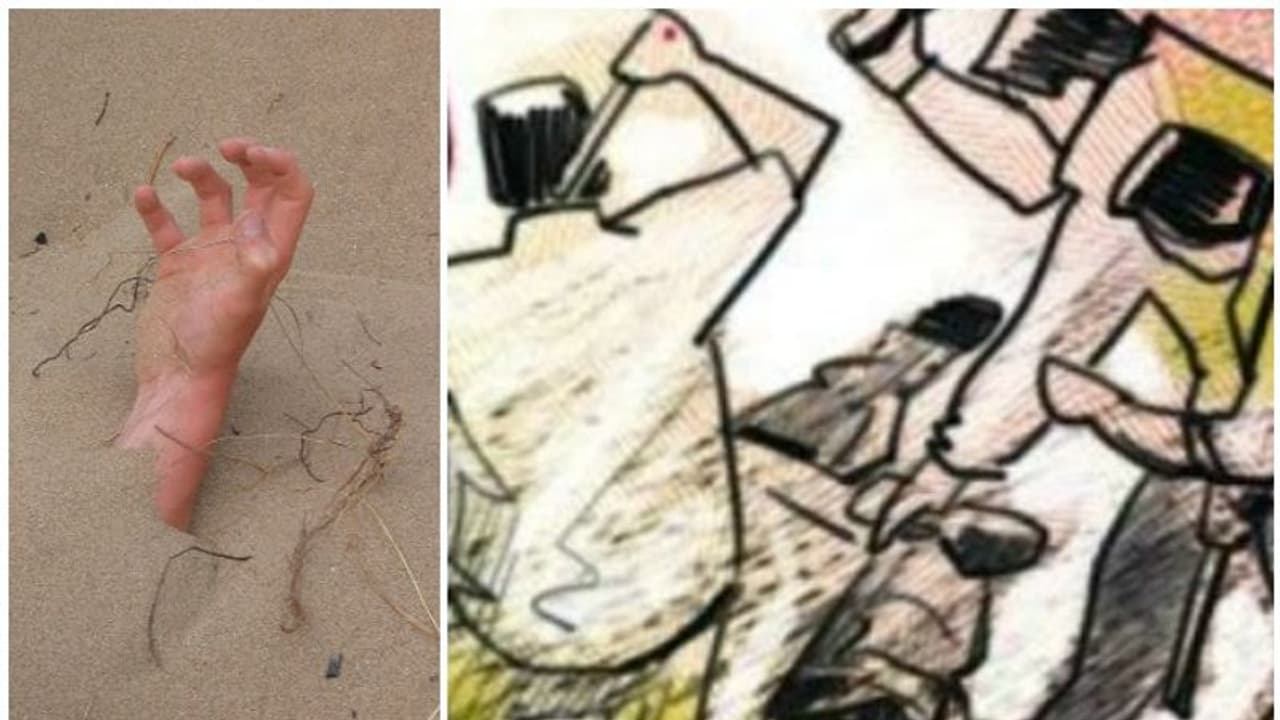 മർദ്ദിച്ചവശനാക്കി മണലിൽ കുഴിച്ചുമൂടിയ തൊഴിലാളി മരിക്കാതെ രക്ഷപ്പെട്ടു, തൊഴിലുടമയടക്കം മൂന്നുപേർ അറസ്റ്റിൽ മർദ്ദിച്ചവശനാക്കി മണലിൽ കുഴിച്ചുമൂടിയ തൊഴിലാളി മരിക്കാതെ രക്ഷപ്പെട്ടു, തൊഴിലുടമയടക്കം മൂന്നുപേർ അറസ്റ്റിൽ