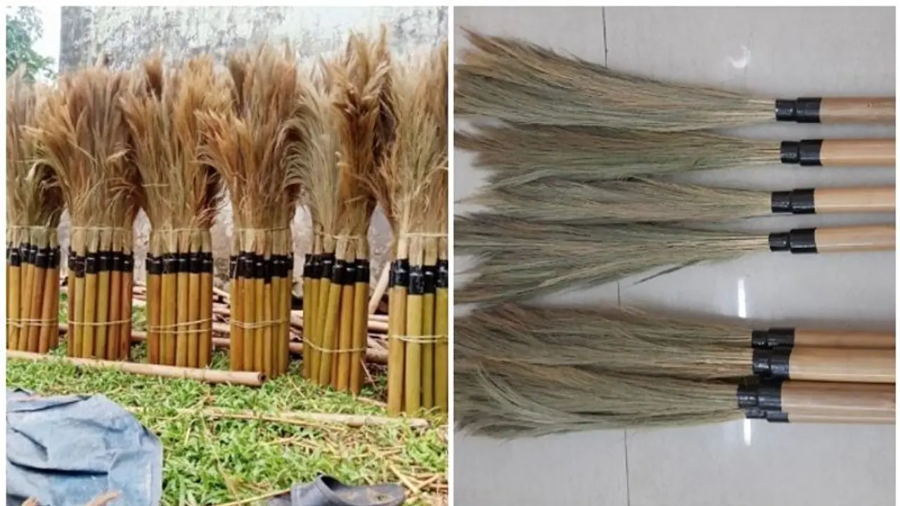 ചൂലിലെ പ്ലാസ്റ്റിക് ഉപയോഗം കുറയ്ക്കാന്‍ അടിപൊളി ഐഡിയ; തൊഴില്‍ ലഭിച്ചത് 1000 കുടുംബങ്ങള്‍ക്ക്