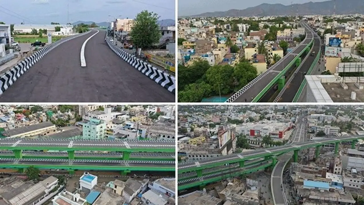 கொரோனாவிலும் அசத்தும் முதல்வர் எடப்பாடி... தமிழகத்திலேயே மிக நீண்ட ஈரடுக்கு மேம்பாலம் சேலத்தில் திறப்பு..!