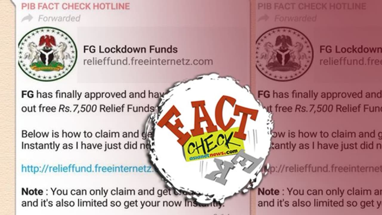 കൊവിഡ് സഹായമായി പൗരന്മാര്ക്കെല്ലാം 7,500 രൂപ; വാട്സ്ആപ്പ് സന്ദേശങ്ങള് സത്യമോ? കൊവിഡ് സഹായമായി പൗരന്മാര്ക്കെല്ലാം 7,500 രൂപ; വാട്സ്ആപ്പ് സന്ദേശങ്ങള് സത്യമോ?