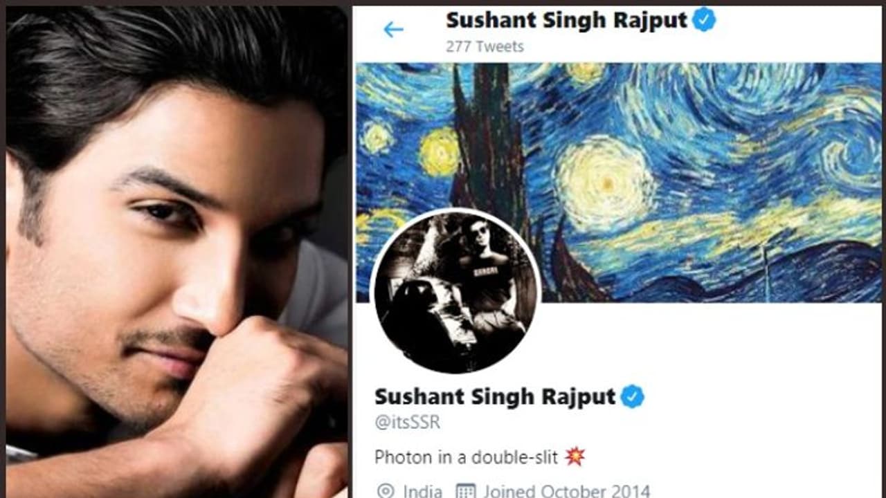 നിഗൂഢമായ സന്ദേശമോ?; സുശാന്തിന്റെ ട്വിറ്റര് കവര് ഇമേജ് ചര്ച്ചയാകുന്നു നിഗൂഢമായ സന്ദേശമോ?; സുശാന്തിന്റെ ട്വിറ്റര് കവര് ഇമേജ് ചര്ച്ചയാകുന്നു