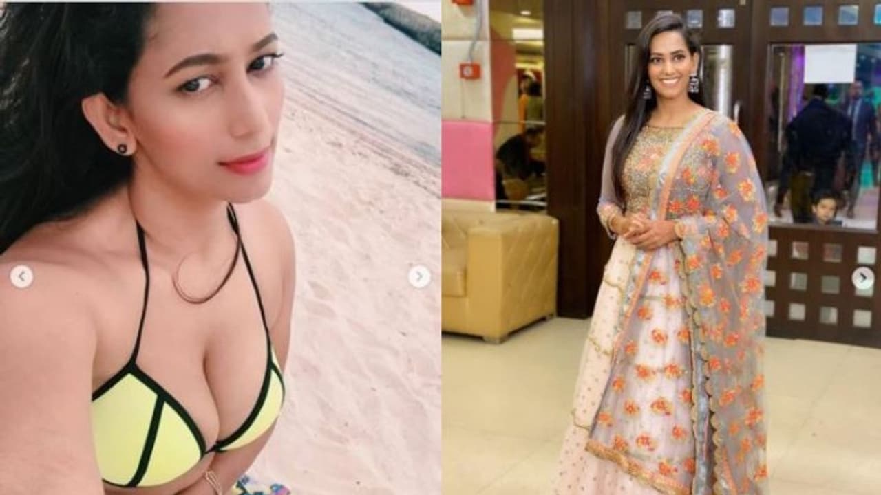 'ബിക്കിനിയില്‍ ഗ്ലാമറസ് ഫോട്ടോഷൂട്ട്'; വൈറലായി സഞ്ജനയുടെ ചിത്രങ്ങള്‍