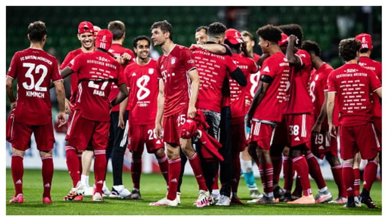 টানা অষ্টমবার বুন্দেশলিগা জয় বায়ার্ন মিউনিখের
