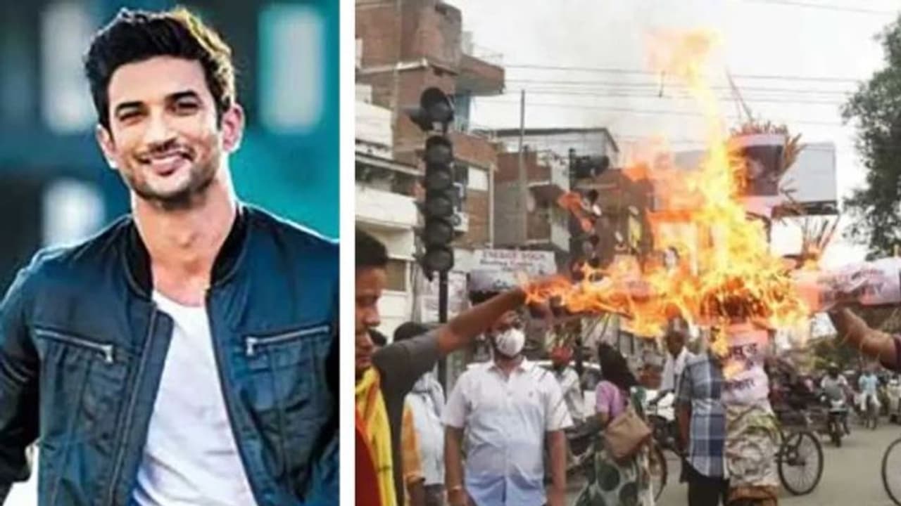 அநியாயமா கொன்னுட்டீங்களே... சல்மான் கான், கரண் ஜோஹர் உருவபொம்மை எரிப்பு... கொந்தளித்த சுஷாந்த் ஃபேன்ஸ்...! அநியாயமா கொன்னுட்டீங்களே... சல்மான் கான், கரண் ஜோஹர் உருவபொம்மை எரிப்பு... கொந்தளித்த சுஷாந்த் ஃபேன்ஸ்...!