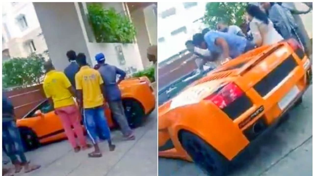 കാതടപ്പിക്കുന്ന ശബ്ദത്തില് അശ്രദ്ധമായി വാഹനമോടിച്ചെന്നാരോപണം; ലംബോർഗിനി ഉടമയ്ക്ക് മര്ദ്ദനം കാതടപ്പിക്കുന്ന ശബ്ദത്തില് അശ്രദ്ധമായി വാഹനമോടിച്ചെന്നാരോപണം; ലംബോർഗിനി ഉടമയ്ക്ക് മര്ദ്ദനം