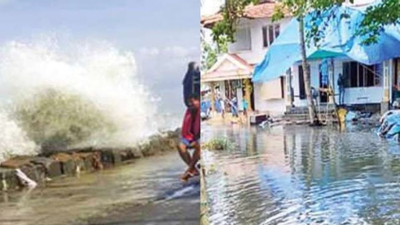ആലപ്പുഴ ജില്ലയുടെ തീരങ്ങളില് കടലേറ്റം; ദുരിതത്തിലായി തീരദേശ വാസികൾ ആലപ്പുഴ ജില്ലയുടെ തീരങ്ങളില് കടലേറ്റം; ദുരിതത്തിലായി തീരദേശ വാസികൾ