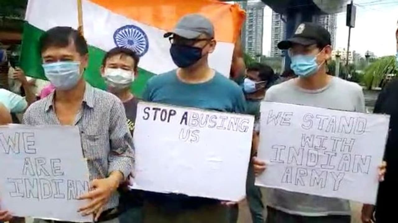 চিনের আগ্রাসনের বিরুদ্ধে সরব,কলকাতায় 'চিনাদের' মুখে 'ভারত মাতা কি জয়' স্লোগান