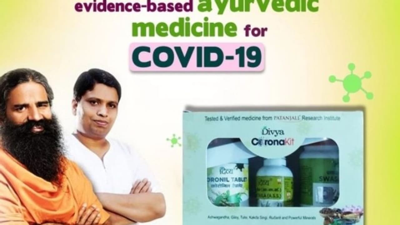 'പതഞ്ജലി'യെ കയ്യൊഴിഞ്ഞ് കേന്ദ്രവും; കൊറോണയ്ക്കുള്ള മരുന്നെന്ന് അവകാശപ്പെടാനാകില്ല