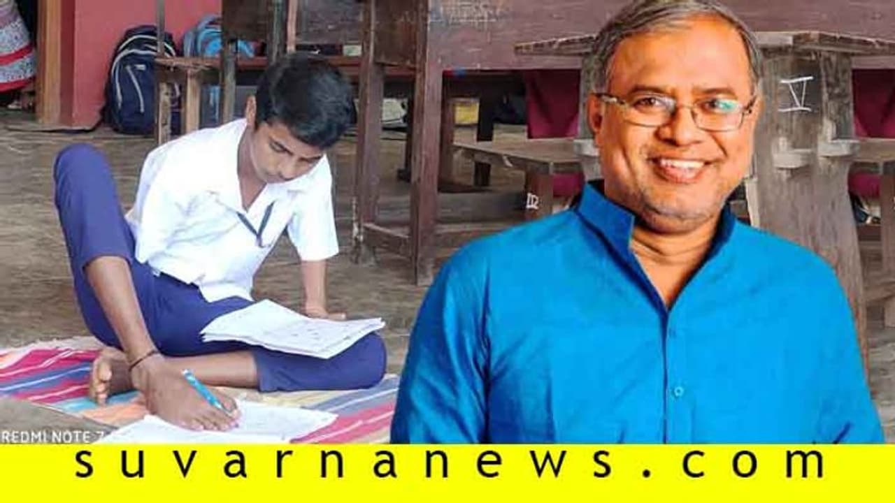 ಕಾಲ ಬೆರಳಲ್ಲಿ ಪರೀಕ್ಷೆ ಬರೆದ ವಿದ್ಯಾರ್ಥಿಗೆ ಭೇಷ್‌ ಎಂದ ಸಚಿವ ಸುರೇಶ್‌ ಕುಮಾರ್‌