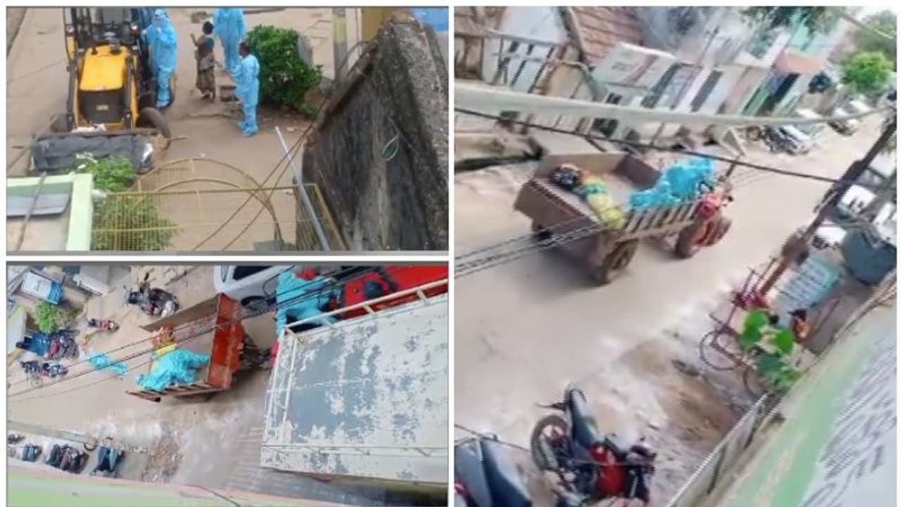 ആന്ധ്രാപ്രദേശിൽ മൃതദേഹങ്ങളോട് അനാദരവ്; ഞെട്ടിക്കുന്ന ദൃശ്യങ്ങൾ പുറത്ത് ആന്ധ്രാപ്രദേശിൽ മൃതദേഹങ്ങളോട് അനാദരവ്; ഞെട്ടിക്കുന്ന ദൃശ്യങ്ങൾ പുറത്ത്