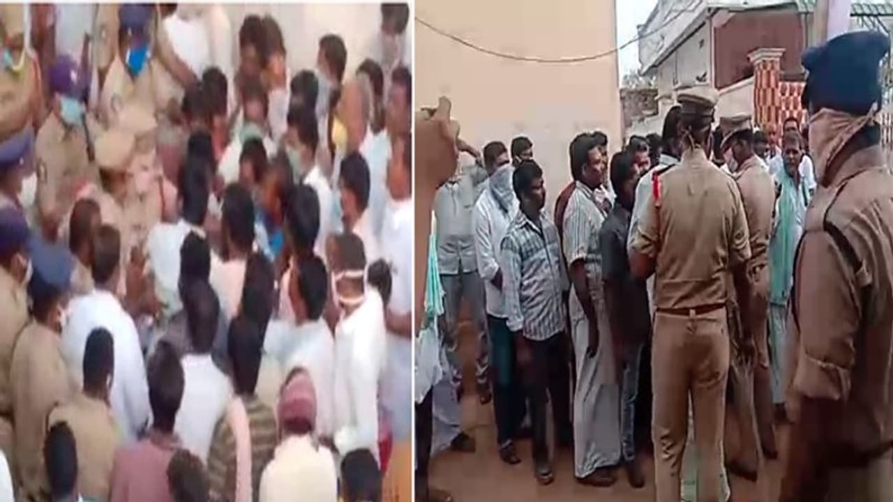 నందికొట్కూరులో ఉద్రిక్తత... ఎమ్మెల్యే ఆర్థర్ ను అడ్డుకున్న బైరెడ్డి వర్గీయులు నందికొట్కూరులో ఉద్రిక్తత... ఎమ్మెల్యే ఆర్థర్ ను అడ్డుకున్న బైరెడ్డి వర్గీయులు