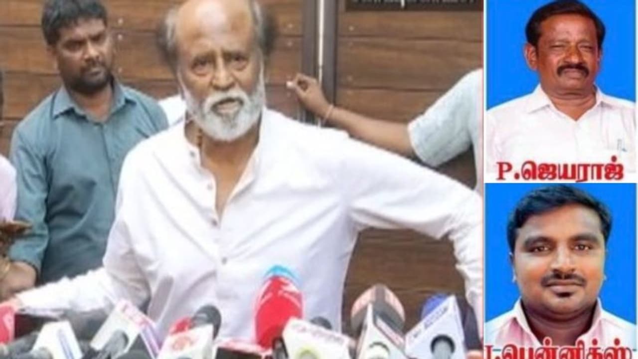 சூப்பர் ஸ்டார் ரஜினிகாந்த் ஜெயராஜ் பென்னிக்ஸ் குடும்பத்திற்கு தொலைபேசியில் ஆறுதல்..! சூப்பர் ஸ்டார் ரஜினிகாந்த் ஜெயராஜ் பென்னிக்ஸ் குடும்பத்திற்கு தொலைபேசியில் ஆறுதல்..!