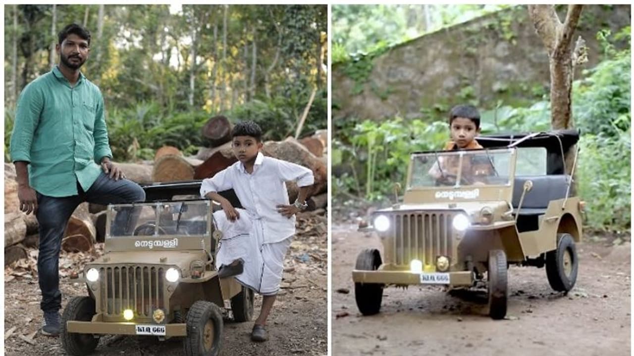 ഇത് സ്റ്റീഫൻ നെടുമ്പിള്ളിയുടെ വില്ലീസ് ജീപ്പ്; അമൃതേഷിന് വേണ്ടി അരുൺകുമാർ നിർമ്മിച്ച മിനിയേച്ചർ! ഇത് സ്റ്റീഫൻ നെടുമ്പിള്ളിയുടെ വില്ലീസ് ജീപ്പ്; അമൃതേഷിന് വേണ്ടി അരുൺകുമാർ നിർമ്മിച്ച മിനിയേച്ചർ!