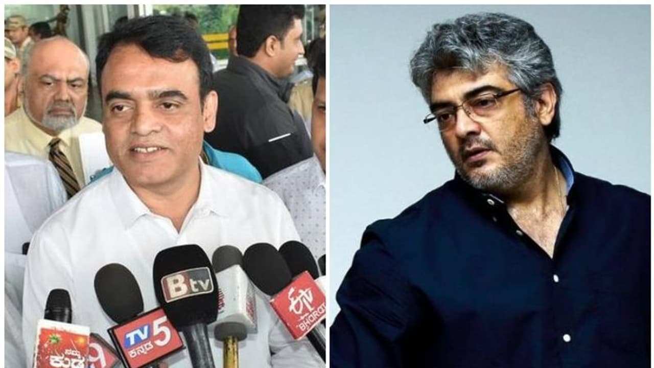 കൊവിഡ് 19 പ്രതിരോധ പ്രവര്ത്തനത്തില് നടന് അജിത്തിന് കര്ണാടക ഉപമുഖ്യമന്ത്രിയുടെ അഭിനന്ദനം കൊവിഡ് 19 പ്രതിരോധ പ്രവര്ത്തനത്തില് നടന് അജിത്തിന് കര്ണാടക ഉപമുഖ്യമന്ത്രിയുടെ അഭിനന്ദനം