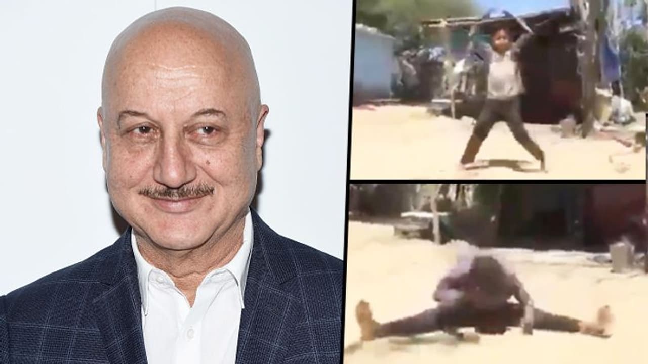 Watch: Anupam Kher praises poor boy’s dancing skills; wants to sponsor his education