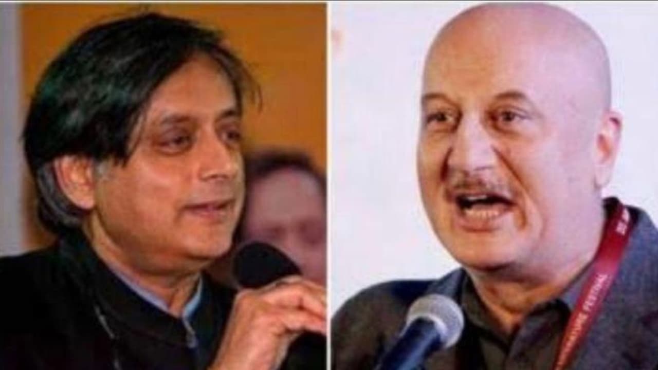 അനുപം ഖേറും ശശിതരൂരും തമ്മിൽ നടന്ന ട്വിറ്റർ പോരിൽ വിജയം ആർക്ക്? അനുപം ഖേറും ശശിതരൂരും തമ്മിൽ നടന്ന ട്വിറ്റർ പോരിൽ വിജയം ആർക്ക്?