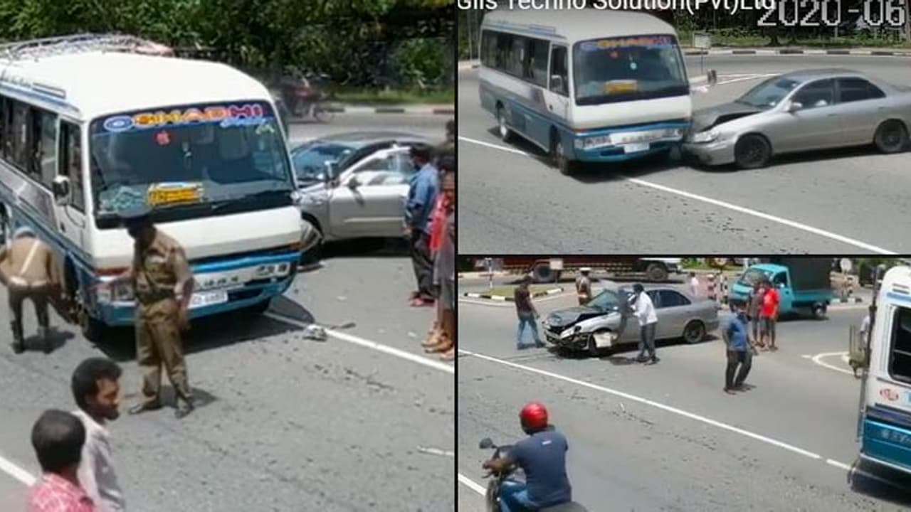 ബസ് വരും മുമ്പ് കടക്കാമെന്നു കരുതിയ കാറിന് സംഭവിച്ചത്; ഞെട്ടിക്കും വീഡിയോ! ബസ് വരും മുമ്പ് കടക്കാമെന്നു കരുതിയ കാറിന് സംഭവിച്ചത്; ഞെട്ടിക്കും വീഡിയോ!