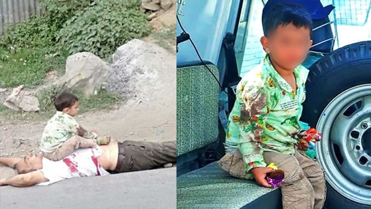 आधा खाया बिस्किट, खून से सना शर्ट...3 साल का मासूम दादा के साथ जा रहा था, तभी आतंकियों का हमला आधा खाया बिस्किट, खून से सना शर्ट...3 साल का मासूम दादा के साथ जा रहा था, तभी आतंकियों का हमला