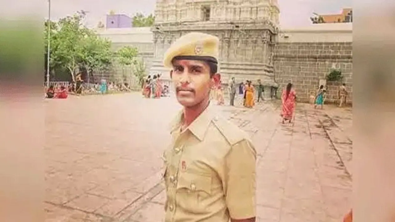 குடிபோதையில் நிற்காமல் சென்ற லாரி.. துரத்தி பிடிக்க முயன்ற காவலர் ரத்த வெள்ளத்தில் துடிதுடித்து உயிரிழப்பு..!