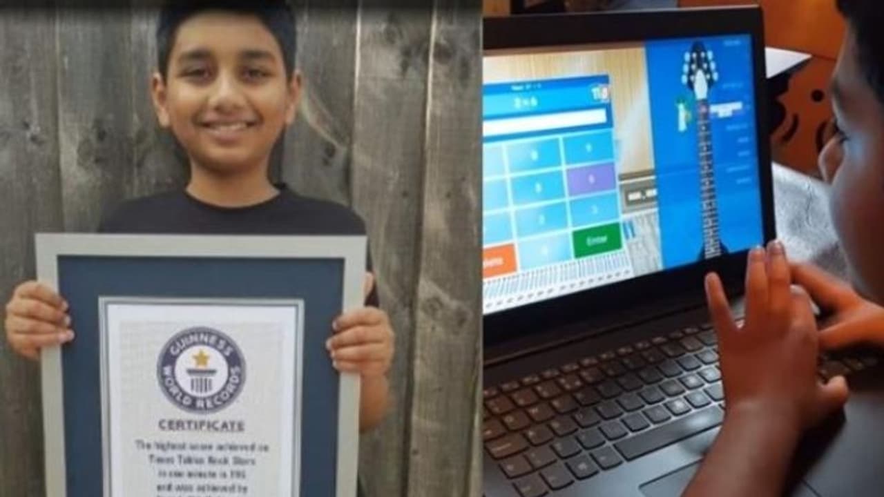 ഒരു മിനിറ്റും 196 ചോദ്യങ്ങളും; ഈ പത്തുവയസുകാരൻ 'കണക്ക് കൂട്ടി' കീഴടക്കിയത് ഗിന്നസ് റെക്കോഡ് ഒരു മിനിറ്റും 196 ചോദ്യങ്ങളും; ഈ പത്തുവയസുകാരൻ 'കണക്ക് കൂട്ടി' കീഴടക്കിയത് ഗിന്നസ് റെക്കോഡ്