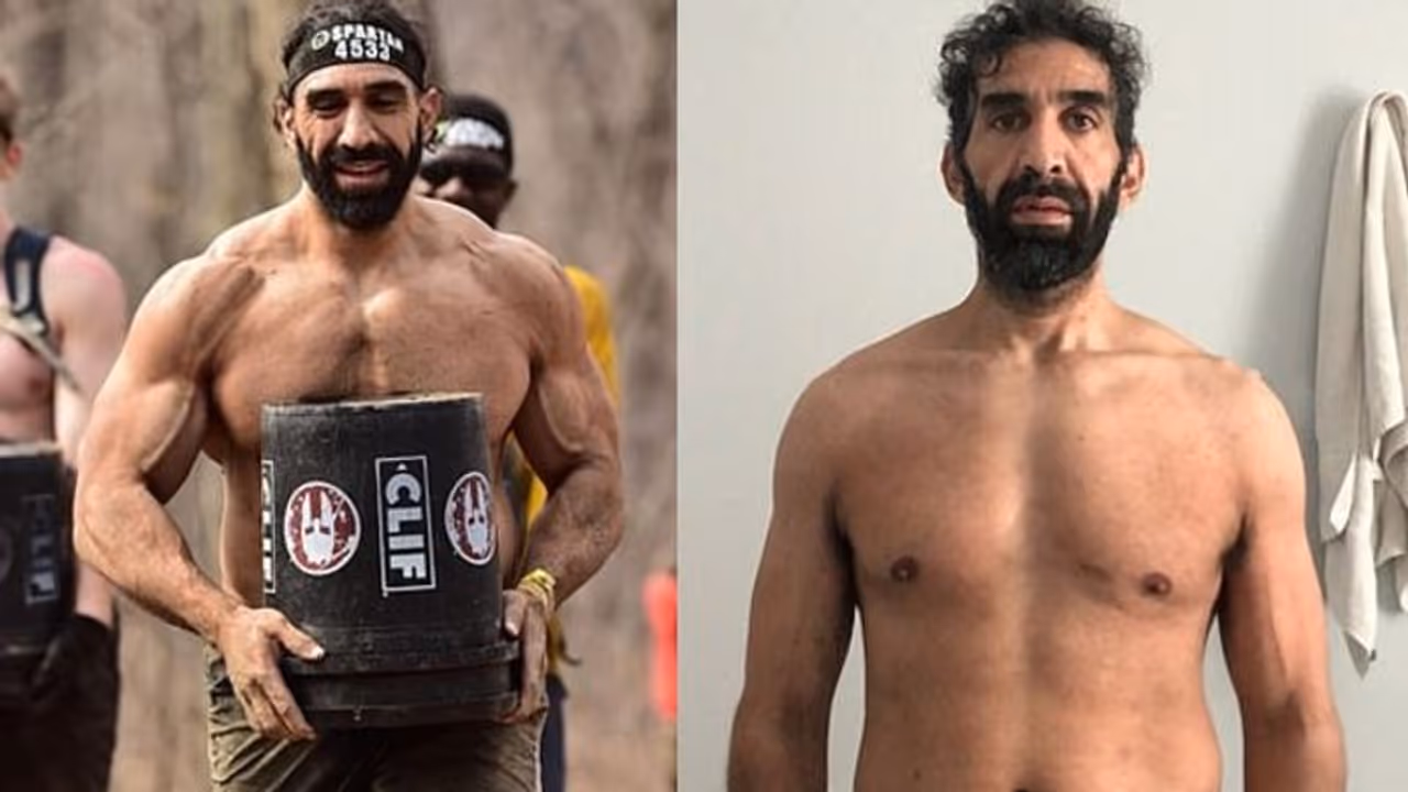 'കൊറോണ'യ്ക്ക് മുമ്പും ശേഷവും; അത്‌ലറ്റിന്റെ ഞെട്ടിക്കുന്ന ചിത്രം