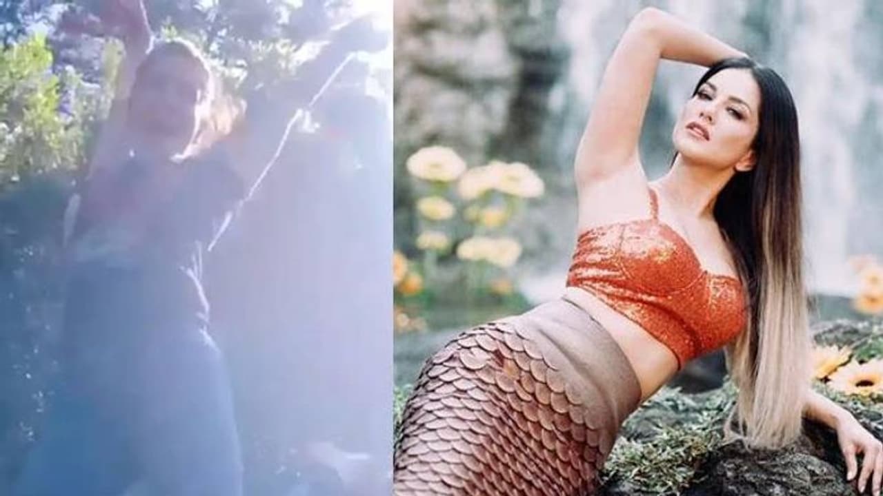 സന്തോഷിച്ച് തുള്ളിച്ചാടി സണ്ണി ലിയോൺ; വൈറലായി വീഡിയോ