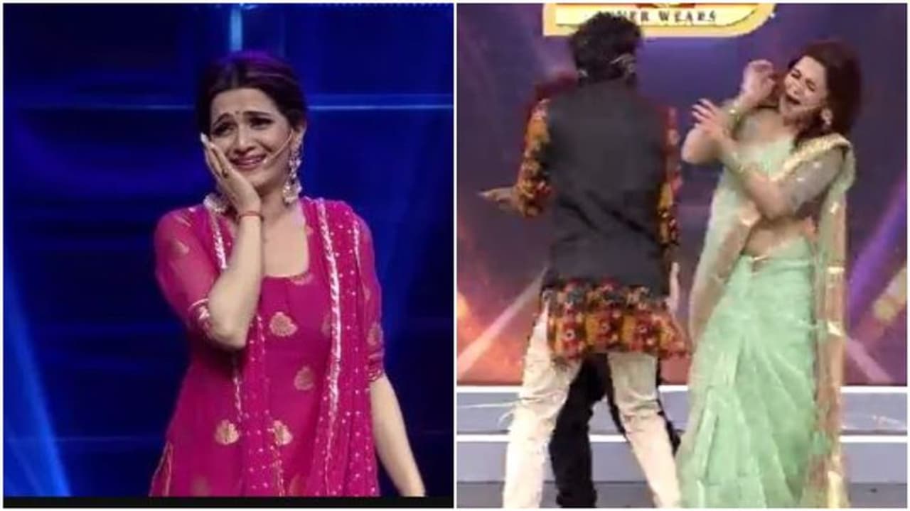 பிரபல தொகுப்பாளினி டிடி யை ஓங்கி அறைந்த தீனா... வைரல் வீடியோவால் டென்ஷனான ரசிகர்கள்...!