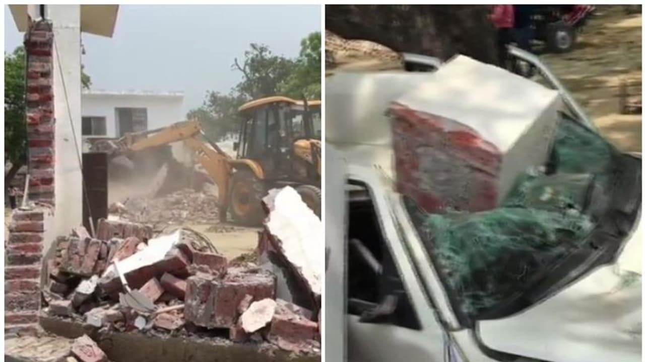 എട്ടു പൊലീസുകാരെ വെടിവെച്ചു കൊന്ന കേസ്: കുറ്റവാളി വികാസ് ദുബൈയുടെ ബംഗ്ലാവ് ഇടിച്ചു നിരത്തി കാൺപൂർ നഗരസഭ