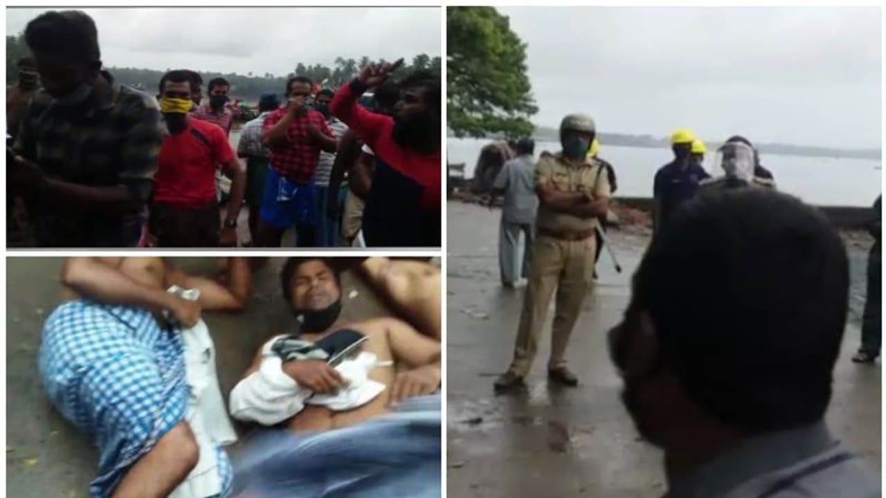 കൊവിഡ് കാലത്ത് കടലിൽ പോകുന്നതിൽ തര്‍ക്കം, ചാലിയം ഹാർബറിൽ സംഘർഷം