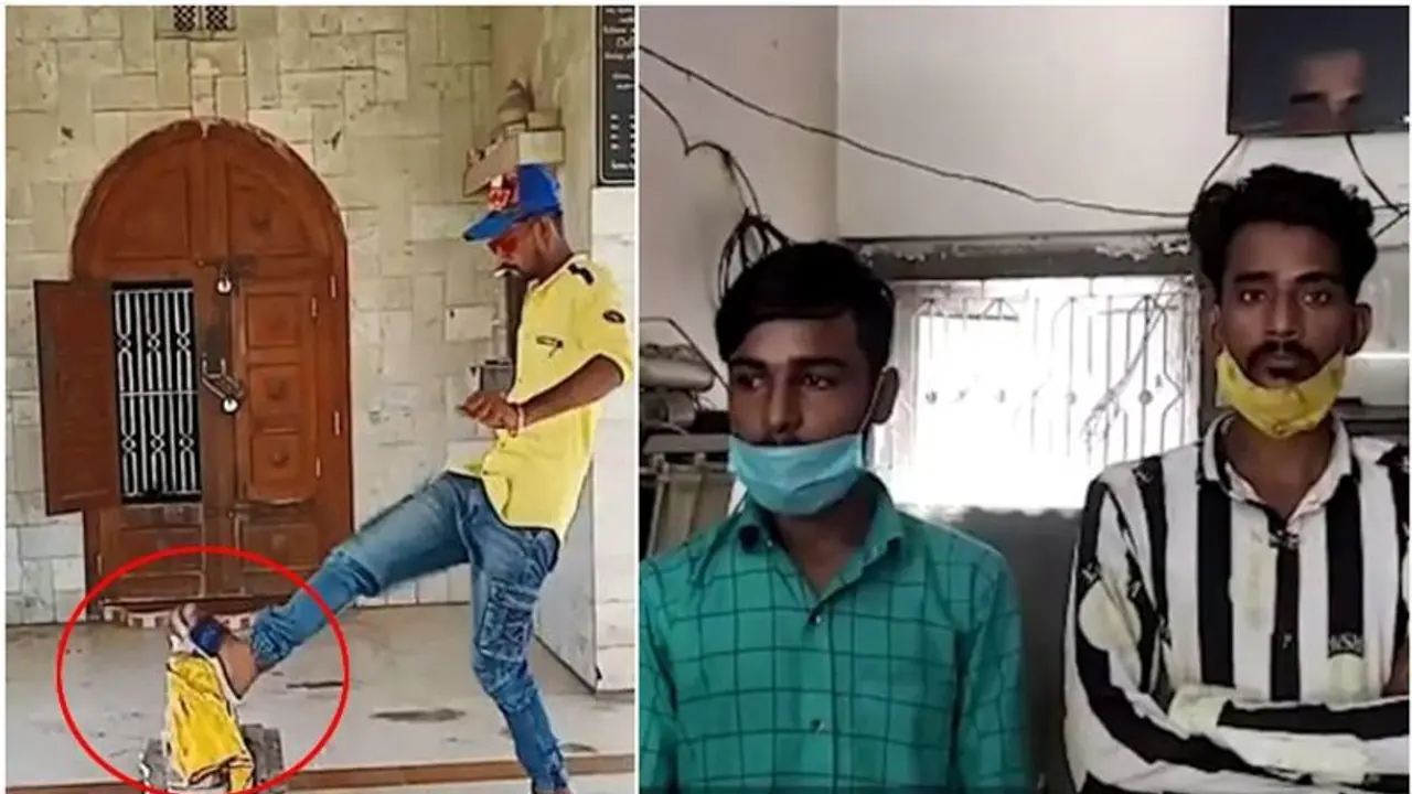 Gujarat duo arrested for kicking Nandi idol, making ‘sensational’ TikTok video in Rajkot