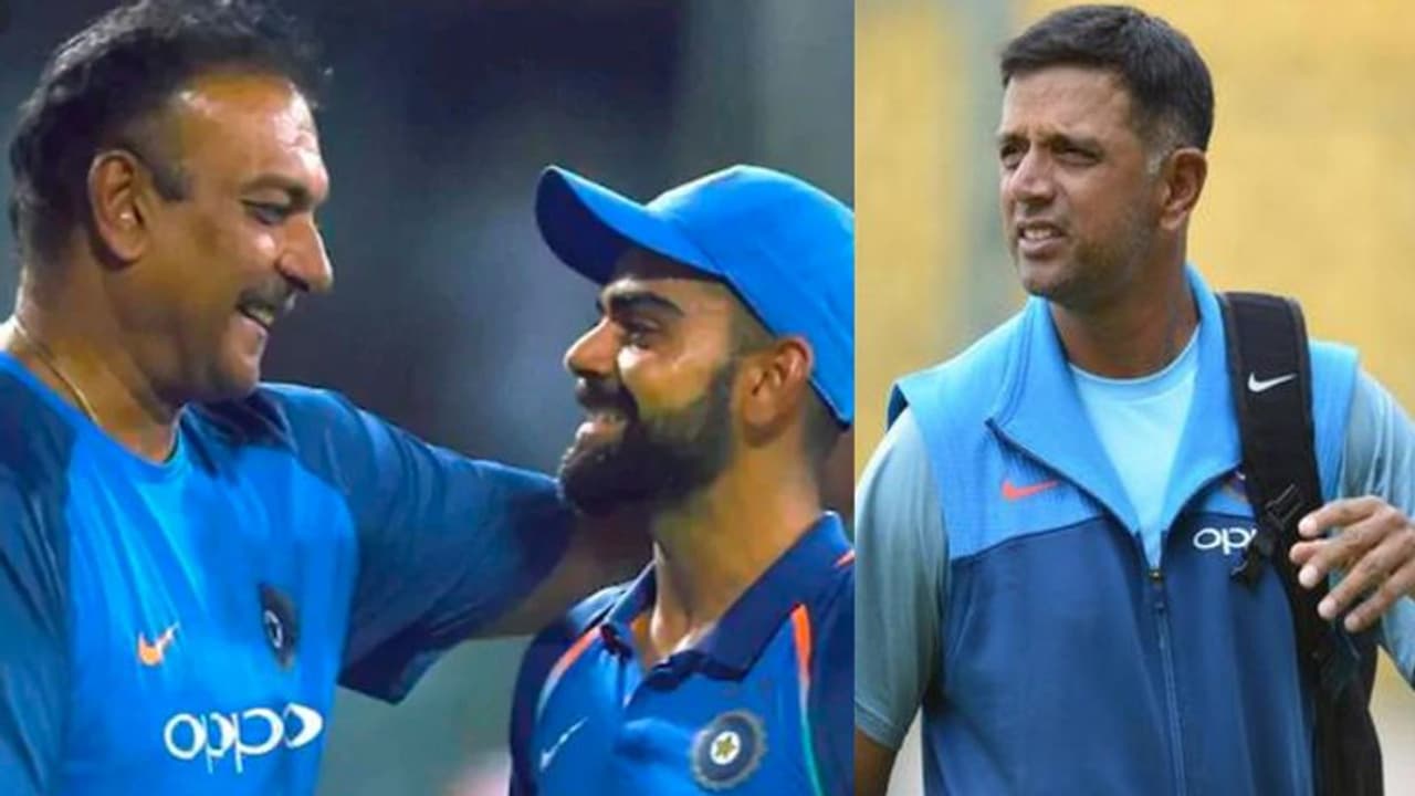 இந்திய அணியின் தலைமை பயிற்சியாளர் பொறுப்பை ஏற்க மறுத்த ராகுல் டிராவிட்..! இதுதான் காரணம் இந்திய அணியின் தலைமை பயிற்சியாளர் பொறுப்பை ஏற்க மறுத்த ராகுல் டிராவிட்..! இதுதான் காரணம்