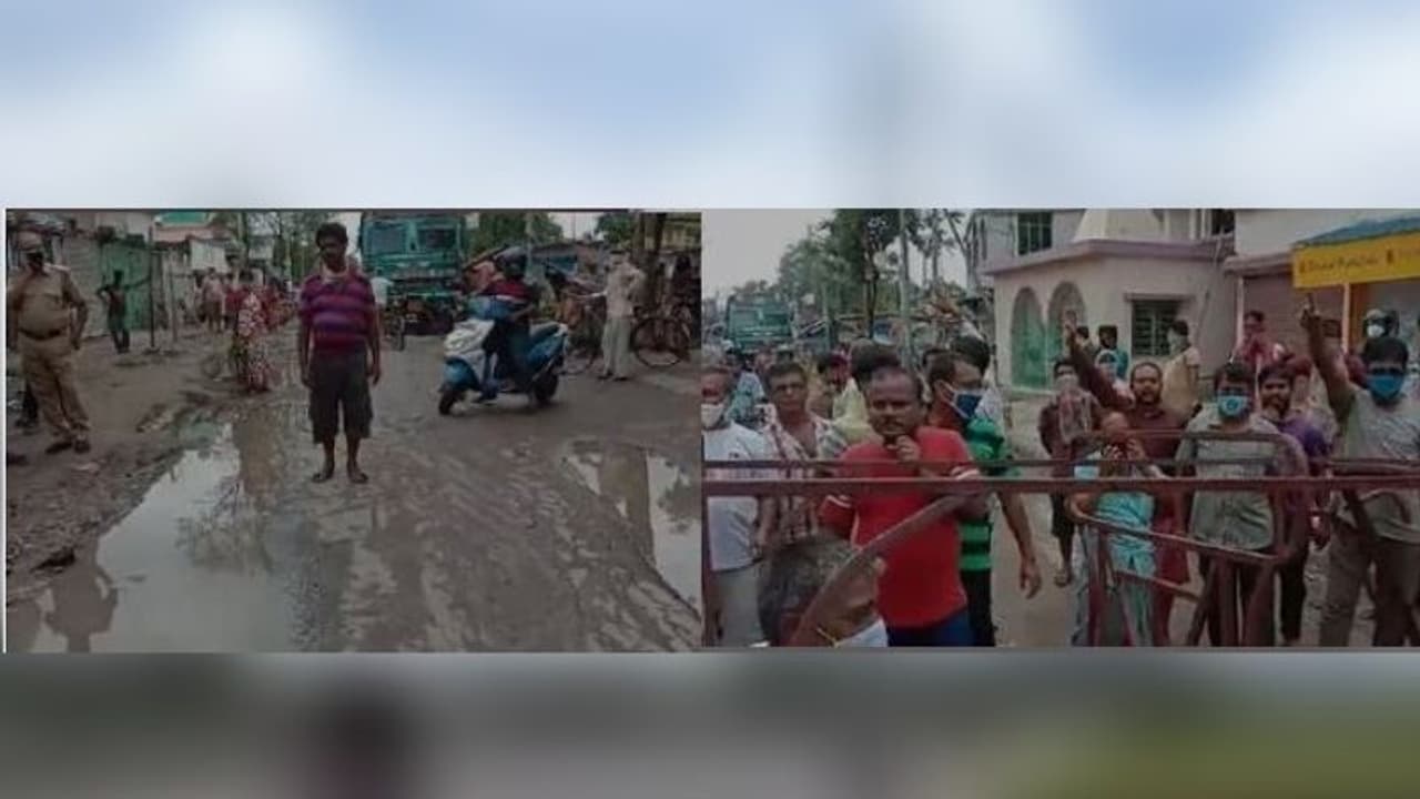 'রাস্তা খারাপ' পা পিছলে বাচ্চা সহ মা হাসপাতালে ভর্তি, রোজের দুর্ঘটনায় বিক্ষোভ দমদমবাসীর 'রাস্তা খারাপ' পা পিছলে বাচ্চা সহ মা হাসপাতালে ভর্তি, রোজের দুর্ঘটনায় বিক্ষোভ দমদমবাসীর