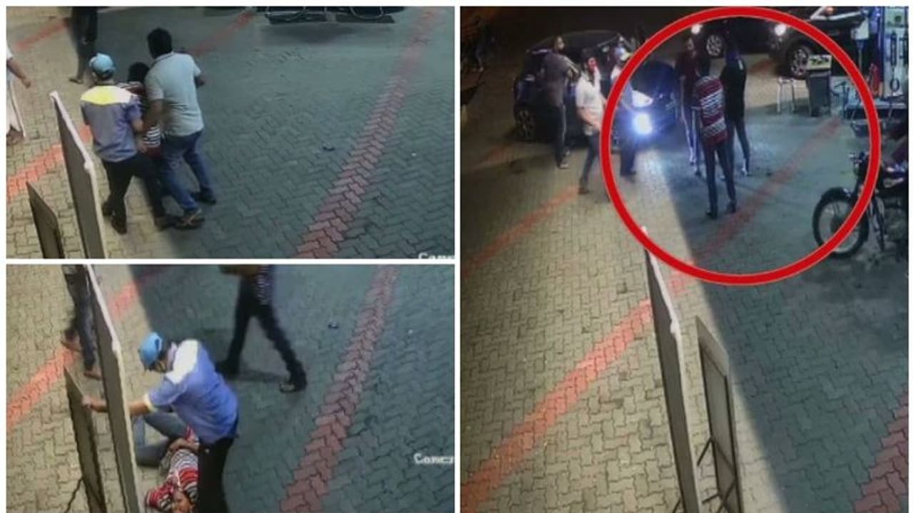 കവടിയാറിൽ പെട്രോൾ പമ്പിൽ ഗുണ്ടാ വിളയാട്ടം; മൂന്നംഗ സംഘം ജീവനക്കാരനെ മർദ്ദിച്ചു