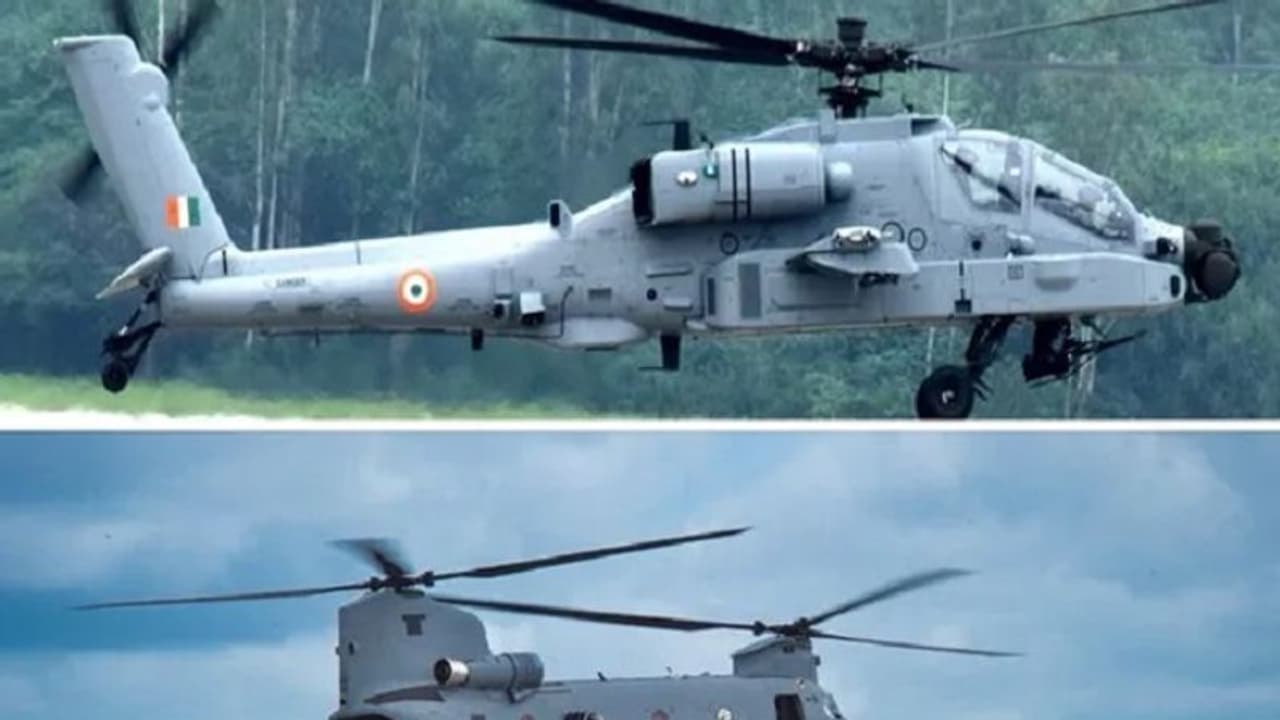 ಲಡಾಖ್ ಸಂಘರ್ಷದ ಬೆನ್ನಲ್ಲೇ ಭಾರತೀಯ ಸೇನೆ ಸೇರಿಕೊಂಡ ಅಪಾಚೆ, ಚಿನೊಕ್ ಮಿಲಿಟರ್ ಹೆಲಿಕಾಪ್ಟರ್! ಲಡಾಖ್ ಸಂಘರ್ಷದ ಬೆನ್ನಲ್ಲೇ ಭಾರತೀಯ ಸೇನೆ ಸೇರಿಕೊಂಡ ಅಪಾಚೆ, ಚಿನೊಕ್ ಮಿಲಿಟರ್ ಹೆಲಿಕಾಪ್ಟರ್!