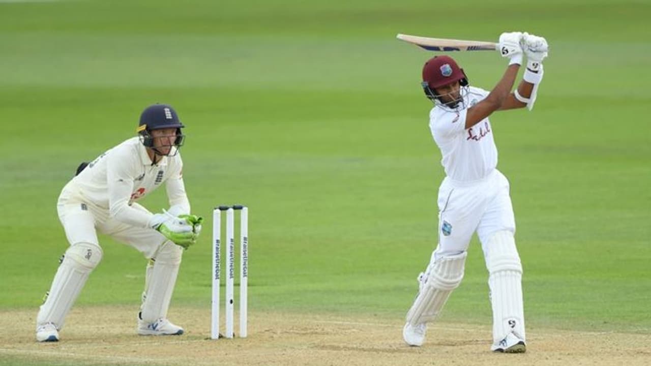 முதல் இன்னிங்ஸில் இங்கிலாந்தை முந்திய வெஸ்ட் இண்டீஸ்..! பிராத்வெயிட் அரைசதம்.. ப்ரூக்ஸ் சிறப்பு முதல் இன்னிங்ஸில் இங்கிலாந்தை முந்திய வெஸ்ட் இண்டீஸ்..! பிராத்வெயிட் அரைசதம்.. ப்ரூக்ஸ் சிறப்பு