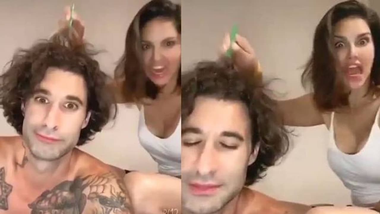 'ഈ ഹെഡ് മസാജർ ആരൊക്കെ ഉപയോഗിച്ചിട്ടുണ്ട്'? വീഡിയോ പങ്കുവച്ച് സണ്ണി ലിയോണ്‍