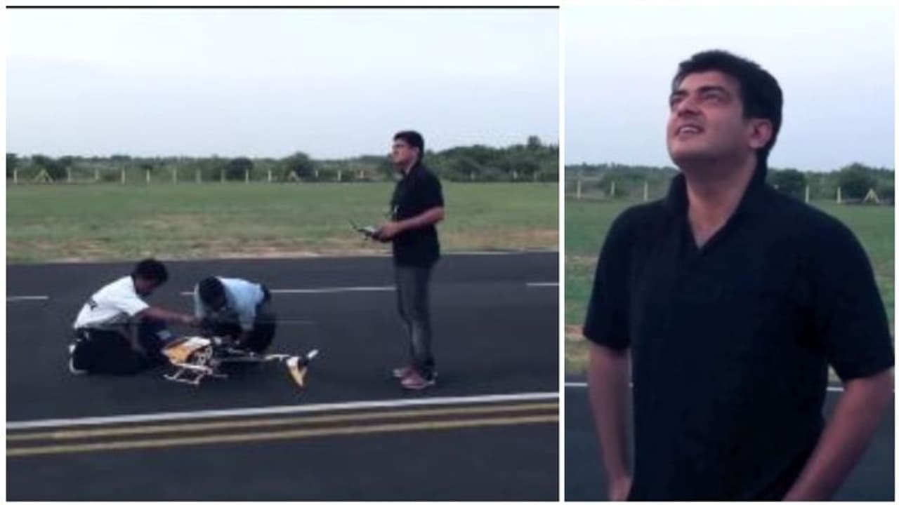 தல அப்போவே வேற லெவல்... பல வருடத்திற்கு முன் ஏரோ மாடலிங் மீது ஆர்வம் காட்டிய அஜித்..! வைரலாகும் அரிய வீடியோ..! தல அப்போவே வேற லெவல்... பல வருடத்திற்கு முன் ஏரோ மாடலிங் மீது ஆர்வம் காட்டிய அஜித்..! வைரலாகும் அரிய வீடியோ..!