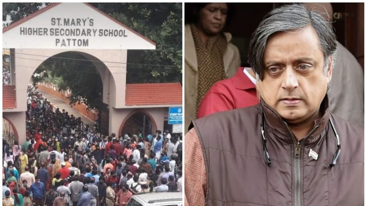 പ്രവേശന പരീക്ഷയ്ക്ക് തിരുവനന്തപുരത്ത് ജനക്കൂട്ടം; സര്‍ക്കാരിനെ കുറ്റപ്പെടുത്തി ശശി തരൂര്‍