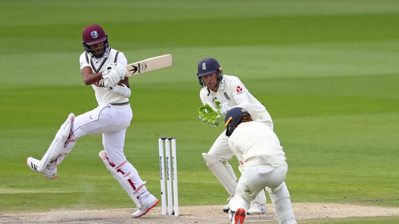 ENG vs WI: इंग्लैंड के पहाड़ से स्कोर के जवाब में वेस्टइंडीज का दमदार पलटवार, दो बल्लेबाजों ने ठोके शतक ENG vs WI: इंग्लैंड के पहाड़ से स्कोर के जवाब में वेस्टइंडीज का दमदार पलटवार, दो बल्लेबाजों ने ठोके शतक