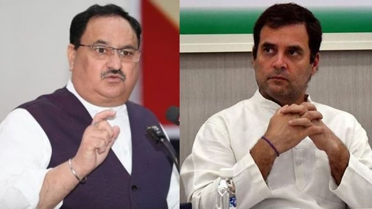 Nadda mocks Rahul Gandhi, says it’s a failure of ‘Project RG Relaunch’